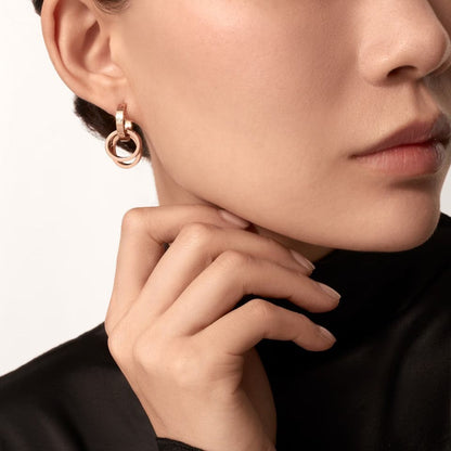 [Luxe Jewelry]LOVE 3.3MM DANGLE EARRINGS