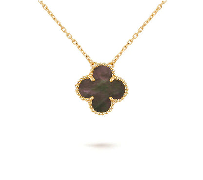[LUXE NOBLE]CLOVER 15MM SINGLE FLOWER NECKLACE COLLECTION