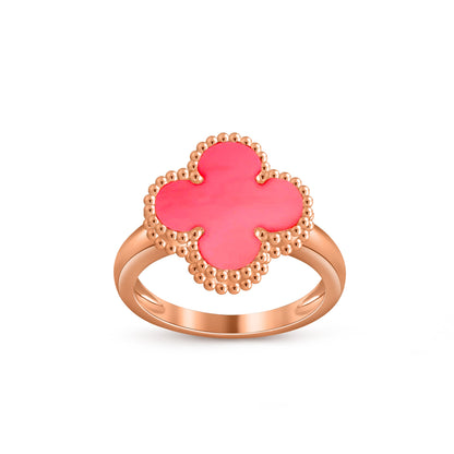 [LUXE NOBLE]CLOVER RING ROSE GOLD COLLECTION