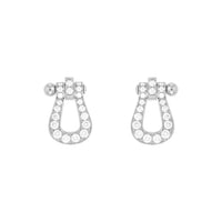 [LUXE NOBLE]FORCE 10 FULL DIAMOND STUD EARRINGS MINI MODEL