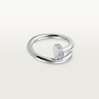 [Luxe Jewelry]JUSTE RING 2.6MM HALF DIAMOND
