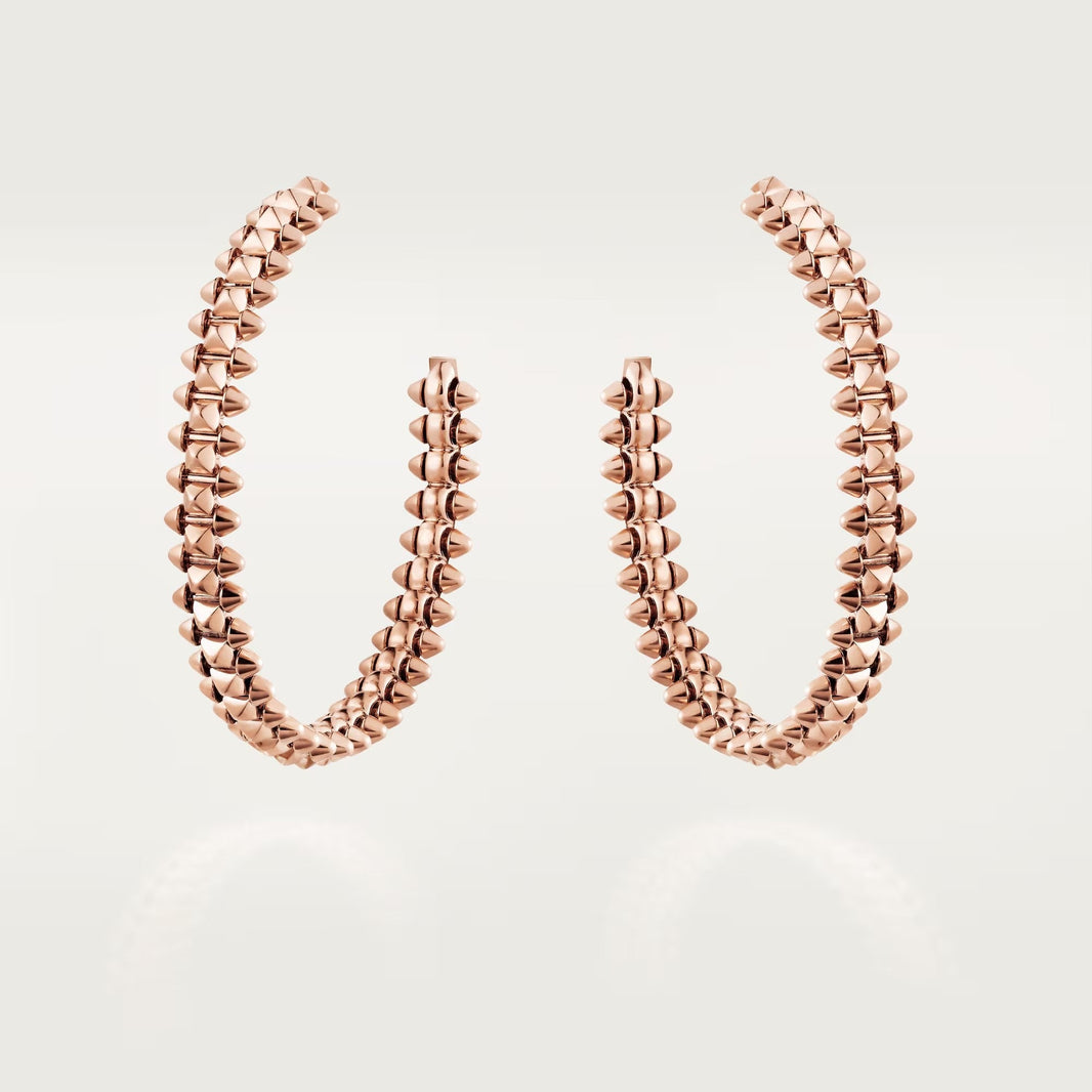 [Luxe Jewelry]CLASH HOOP LARGE EARRINGS