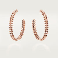 [Luxe Jewelry]CLASH HOOP LARGE EARRINGS