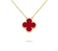 [LUXE NOBLE]CLOVER 15MM SINGLE FLOWER NECKLACE COLLECTION