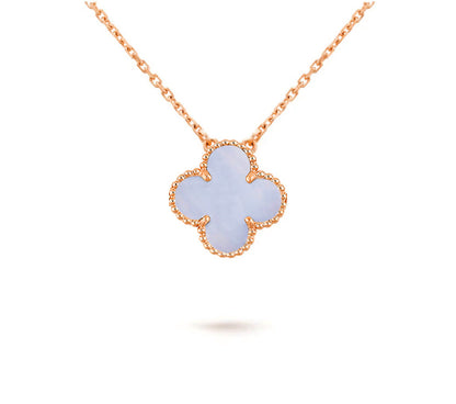 [LUXE NOBLE]CLOVER 15MM SINGLE FLOWER NECKLACE COLLECTION