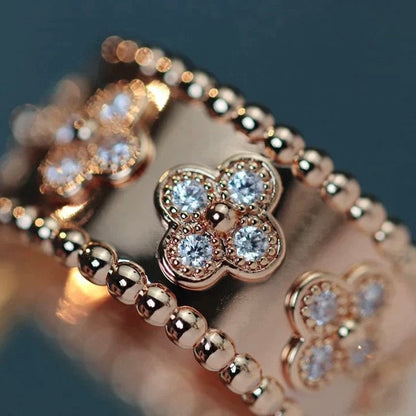 [LUXE NOBLE]CLOVER KALEIDOSCOPE RING 10MM