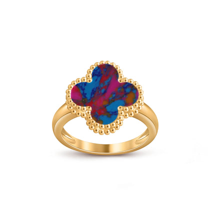 [LUXE NOBLE]CLOVER RING GOLD COLLECTION