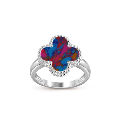 [LUXE NOBLE]CLOVER SILVER RING COLLECTION