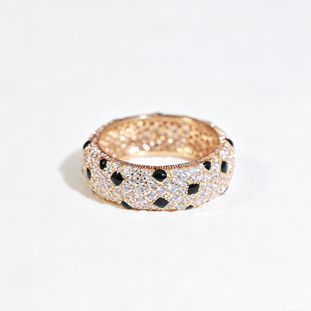 [Luxe Jewelry]PANTHERE SPOTTED FULL DIAMOND RING