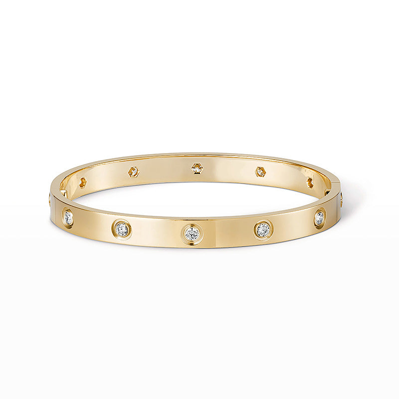 [LUXE NOBLE]LOVE BRACELET 6.1MM 10 DIAMONDS