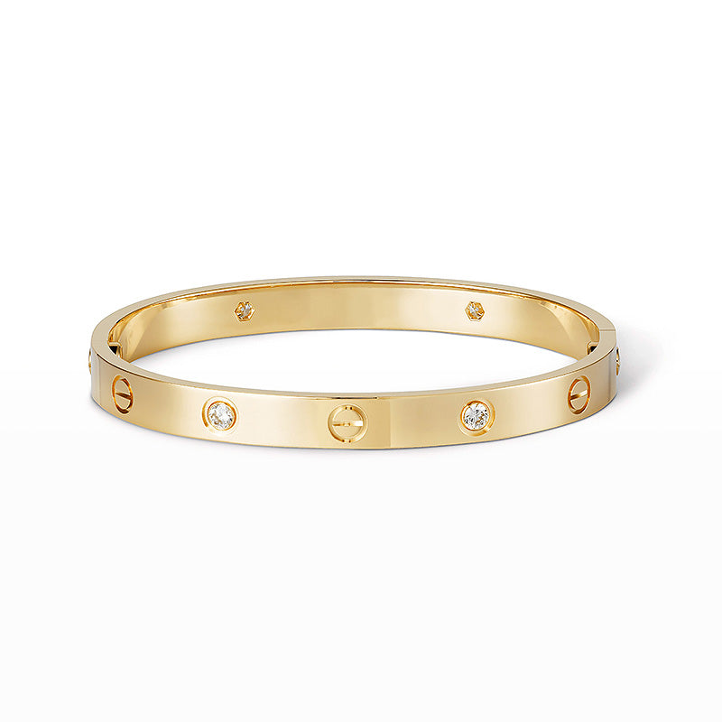 [LUXE NOBLE]LOVE BRACELET 6.1MM 4 DIAMONDS