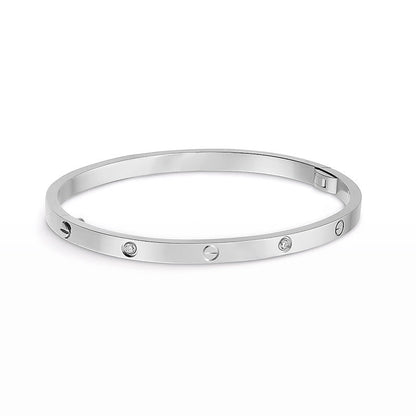 [LUXE NOBLE] LOVE ARMBAND 3,65 MM 6 DIAMANTEN