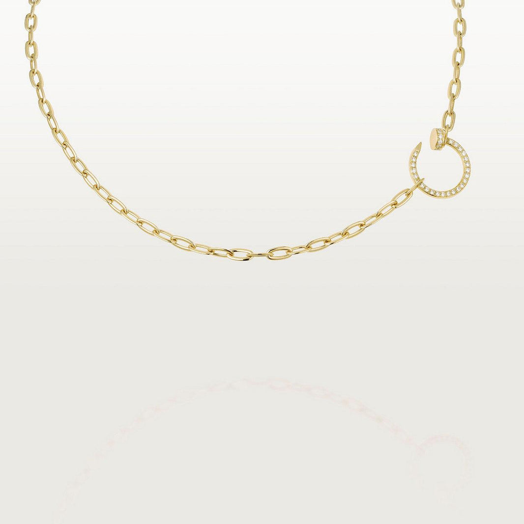 [Luxe Jewelry]JUSTE NECKLACE FULL DIAMONDS