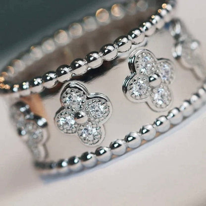 [LUXE NOBLE]CLOVER KALEIDOSCOPE RING 10MM