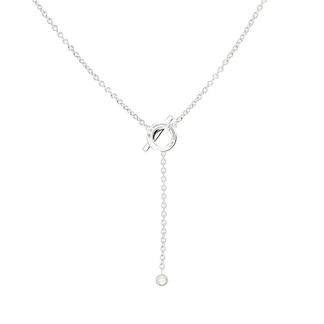 [LUXE NOBLE]FINESSE SILVER DIAMOND NECKLACE