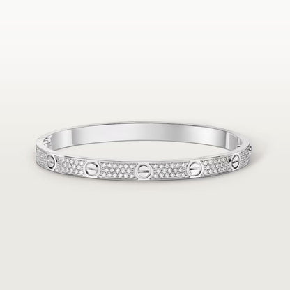 [Luxe Jewelry]LOVE BRACELET 4.8MM DIAMOND-PAVED