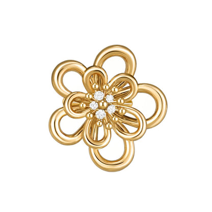 [Luxe JURI] FLOWERLACE RING 5 DIAMONDS