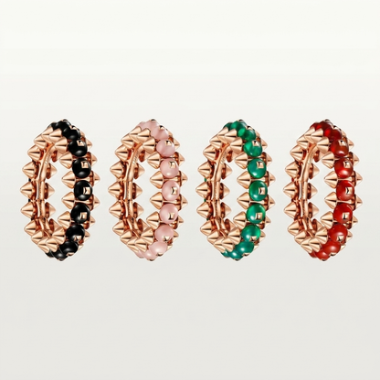 [Luxe Jewelry]CLASH 7.9MM AGATE CHALCEDONY RING