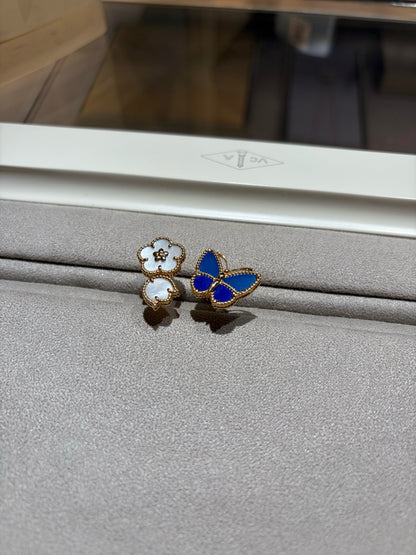 [LUXE NOBLE]LUCKY SPRING BUTTERFLY OPEN-FACE RINGS