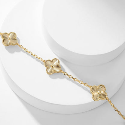 [LUXE NOBLE] CLOVER 10 MOTIFS LASER-HALSKETTE