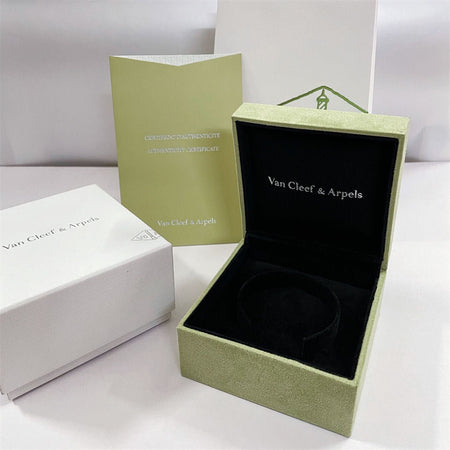 [LUXE NOBLE] VA Kleeblatt Armband Halskette Ringbox Geschenktasche