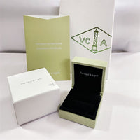 [LUXE NOBLE] VA Kleeblatt Armband Halskette Ringbox Geschenktasche