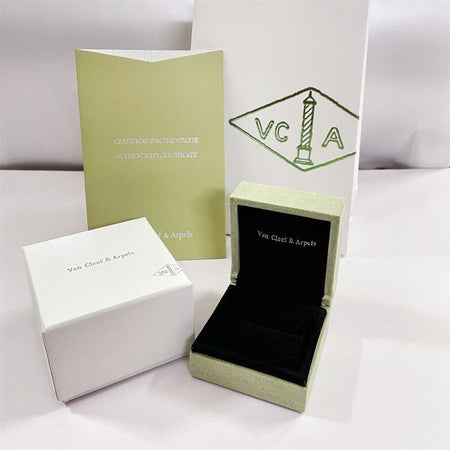 [LUXE NOBLE] VA Kleeblatt Armband Halskette Ringbox Geschenktasche