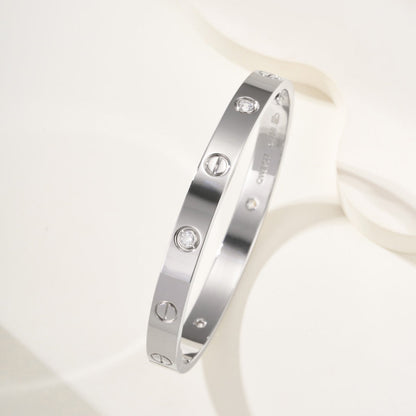 [Luxe Jewelry]LOVE BRACELET 6.1MM 4 DIAMONDS