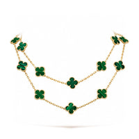 [LUXE NOBLE]CLOVER 20 MOTIFS MALACHITE GOLD