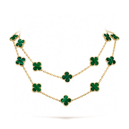 [LUXE NOBLE]CLOVER 20 MOTIFS MALACHITE GOLD