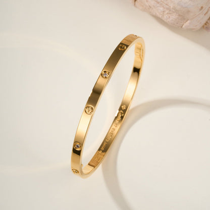 [Luxe Jewelry]LOVE BRACELET 3.65MM 6 DIAMONDS