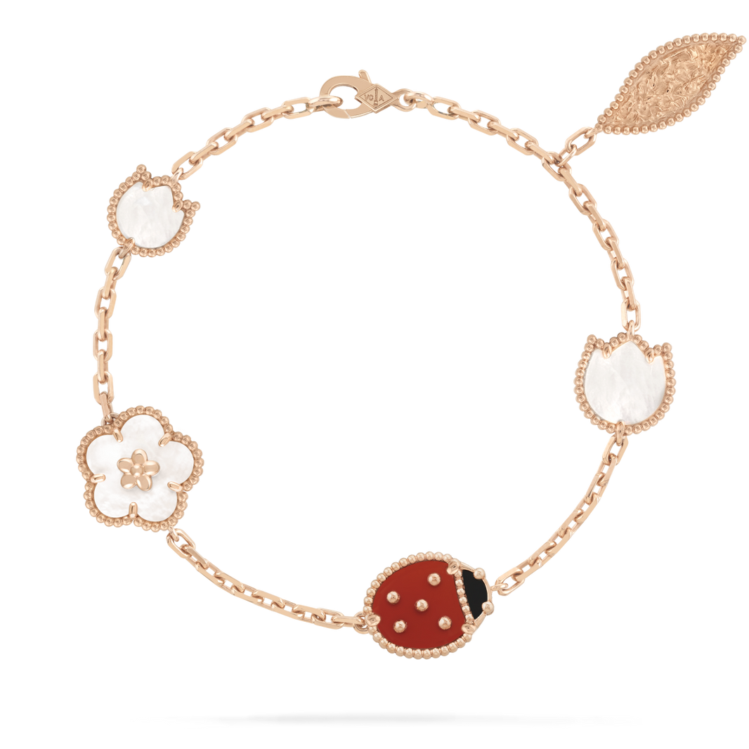 [LUXE NOBLE]LUCKY SPRING 5 MOTIF BRACELET