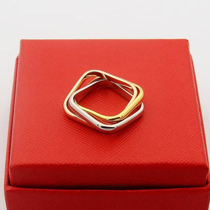 [Luxe Jewelry]TRINITY 3.5MM CUSHION RING COLLECTION
