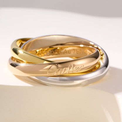 [Luxe Jewelry]TRINITY 3.2MM RING COLLECTION