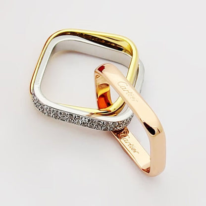 [Luxe Jewelry]TRINITY 3.5MM CUSHION RING COLLECTION
