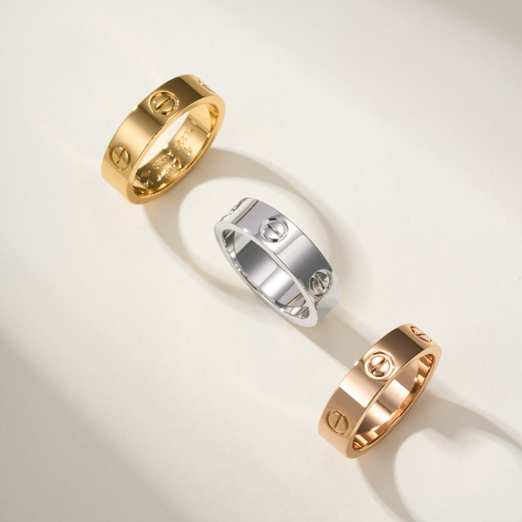 [Luxe Jewelry]LOVE RING 5.5MM NO DIAMOND
