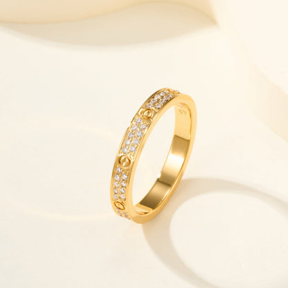 [Luxe Jewelry]LOVE RING 2.65MM DIAMOND