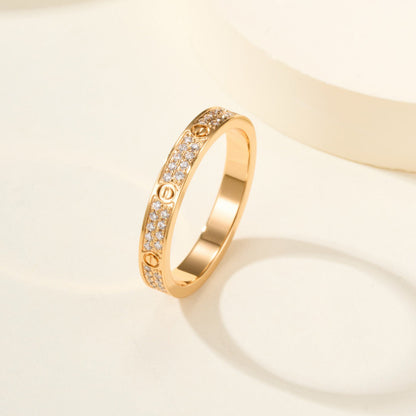 [Luxe Jewelry]LOVE RING 2.65MM DIAMOND
