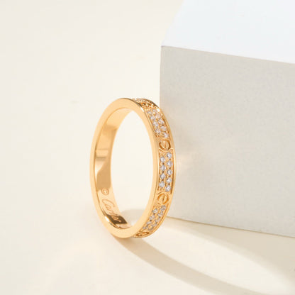 [Luxe Jewelry]LOVE RING 2.65MM DIAMOND