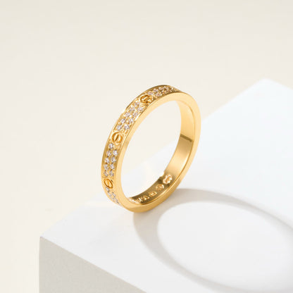 [Luxe Jewelry]LOVE RING 2.65MM DIAMOND