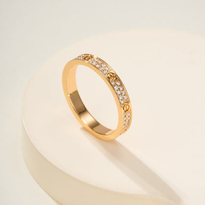 [Luxe Jewelry]LOVE RING 2.65MM DIAMOND