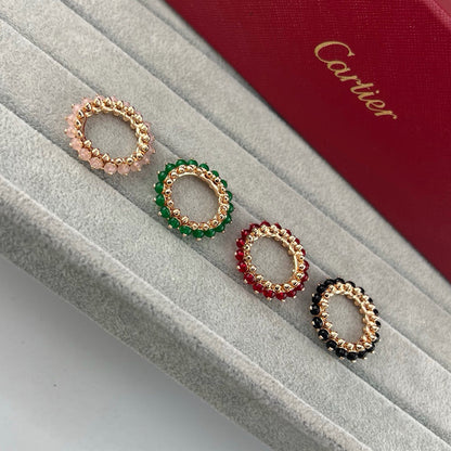 [Luxe Jewelry]CLASH 7.9MM AGATE CHALCEDONY RING