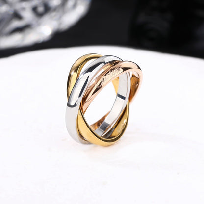 [Luxe Jewelry]TRINITY 3.2MM RING COLLECTION