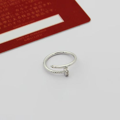 [Luxe Jewelry]JUSTE 1.8MM HALF DIAMOND RING
