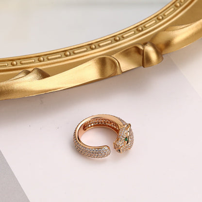 [Luxe Jewelry]PANTHERE FULL DIAMOND SMALL RING