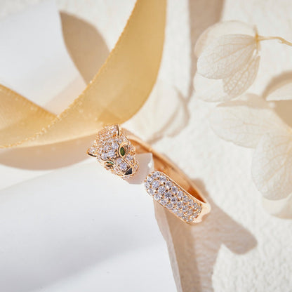 [Luxe Jewelry]PANTHERE FULL DIAMOND SMALL RING