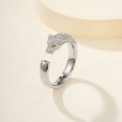 [Luxe Jewelry]PANTHERE HALF DIAMOND SMALL RING
