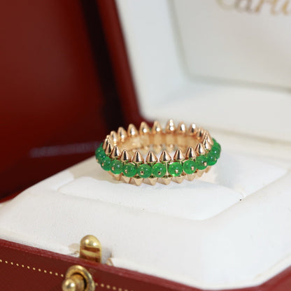 [Luxe Jewelry]CLASH 7.9MM AGATE CHALCEDONY RING