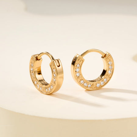 [Luxe Jewelry]LOVE DIAMOND EARRINGS