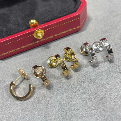 [Luxe Jewelry]LOVE EARRINGS 2.65 MM NO DIAMOND SMALL